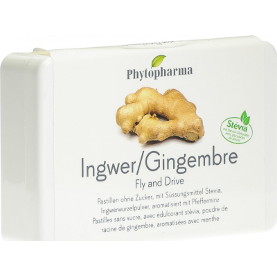 Phytopharma ginger fly and drive pastiller 40 stk