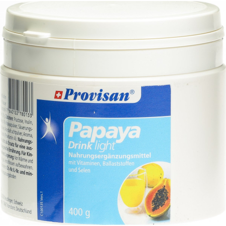 Provisan papaya drink light Plv Ds 400 g