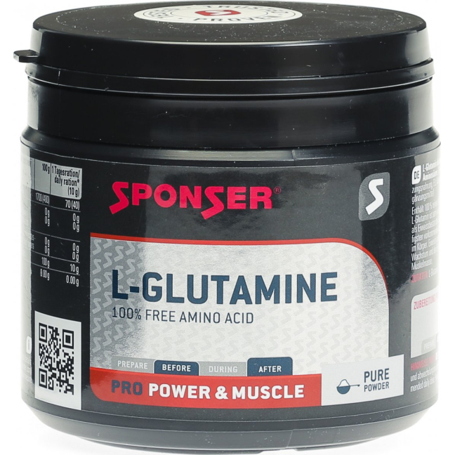 Sponser L Glutamin 100% Pure Neutral Ds 350 g