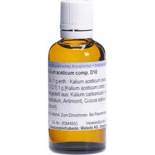 WELEDA Potassium acétique comp Dil D 10 50 ml