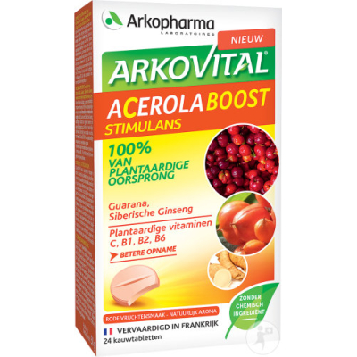 Arkovital acerola boost 24 chewable tablets