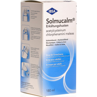 Solmucalm Cold Cough Syrup Adult Fl 180 ml