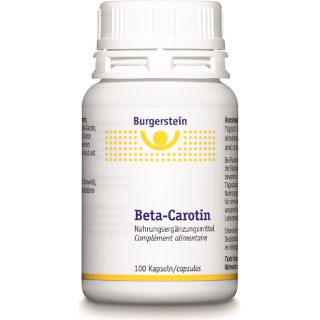 Burgerstein Beta Carotene capsules 100 គ្រាប់
