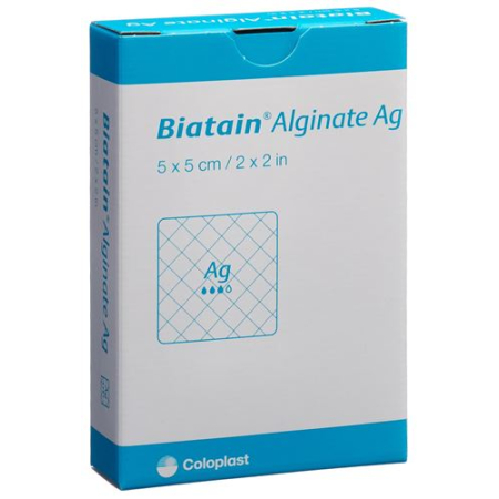 BIATAIN 藻酸盐 Ag 5x5cm（neu）