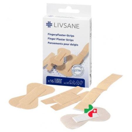 Livsane finger plaster strips 16 pcs