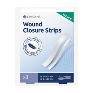 LIVSANE wound closure strips, sterile