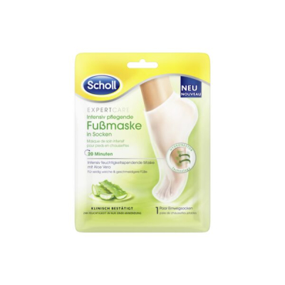 SCHOLL Intens pflegende Fussmaske Aloe Vera