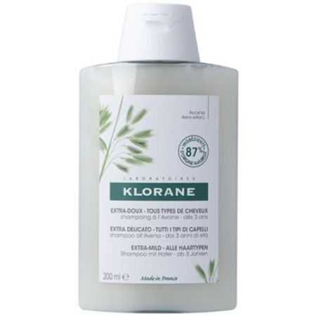 Klorane Hafer Bio Shampoo - Gentle Shampoo with Oats Extract