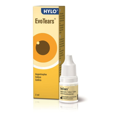 Evotears eye drops dropper bottle 3 ml