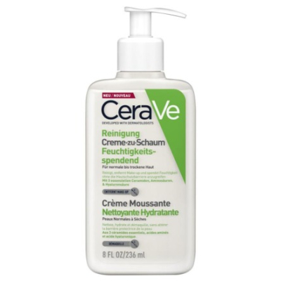 Cerave crème-zu-schaum reinigung