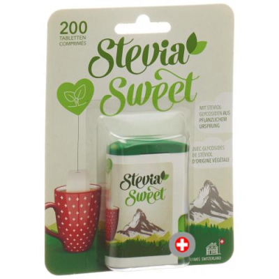 Assugrin stevia טבליות מתוקות 200 יח'