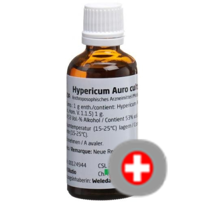 Weleda hypericum auro cultum herba dil d 2 50 מ"ל