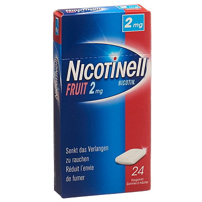 NICOTINELL Gum 2 mg fruit