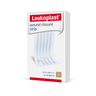 Leukoplast sebzáró szalag 3x75 mm fehér 2 x 5 darab