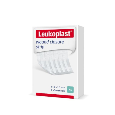 Leukoplast sebzáró csík 6x38 mm fehér 2 x 6 darab