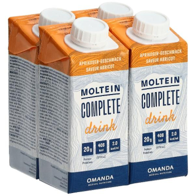Moltein Bebida completa Apricot 4 Tetra 200 ml Moltein Bebida completa Apricot 4 Tetra 200 ml