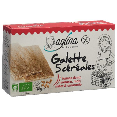 Aglina Galette 5 žitarica organski 160 g