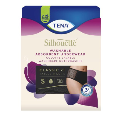 Tena Silhou Class Washable Undertøy s Black