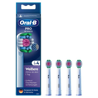 Oral-B 3d White Pro Brush Heads 4 PCs
