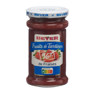 Beyer Strawberry Frails Spred Spred Glass 235 g
