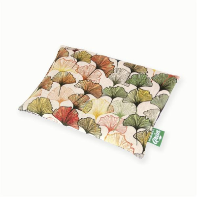 Himmelgrün Cherry Pit travesseiro 30x20cm folhas de ginkgo