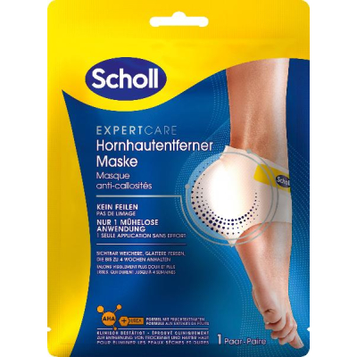 Scholl Callus Remover Mask Bag 1 чифт