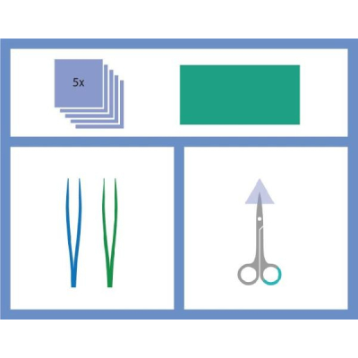 Комплект за грижа за раната на медията 478289