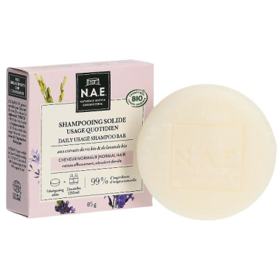 N.A.E. Shampooing de savon solide Utilisation quotidienne de 85 g