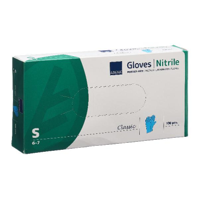 Abena Cla Nitril Eldivenler S 240mm Toz Ücretsiz Ust Blue 100 Parçası