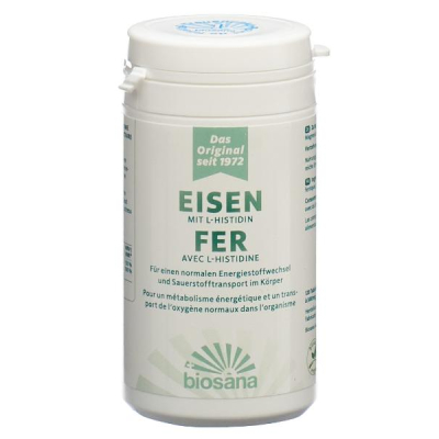 Hierro biosana con tabletas L-histidina 120 piezas