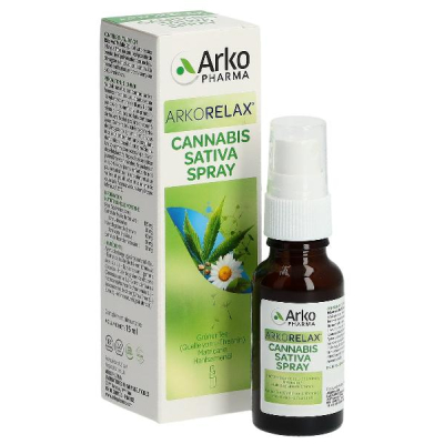 Arkorelax Cannabis Sativa Flash Spray 15 مل Arkorelax Cannabis Sativa Flash Spray 15 مل