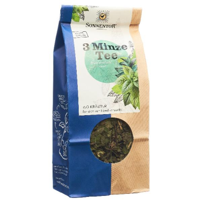 Sonnentor 3-mint-Tea labav organski 50 g