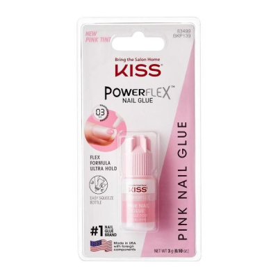 Kiss Powerflex Nail lepidlo růžové (n)
