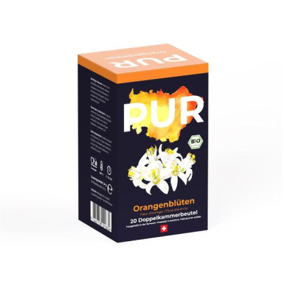 Pur oranje bloesem theezakjes 20 stuks