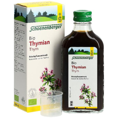 Schoenenberger Thyme新鮮な植物飲料オーガニック200 ml