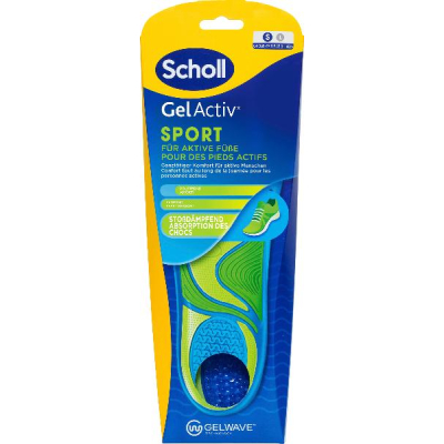 Scholl Gelactiv Trainer Insole S gelwave 1