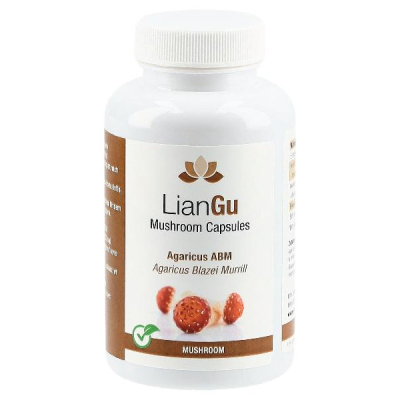 Liangu Agaricus Abm Cápsulas de hongos 120 piezas