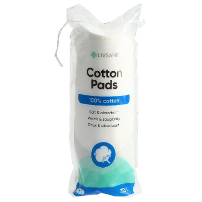 LIVSANE Cotton Pads 70 Pieces
