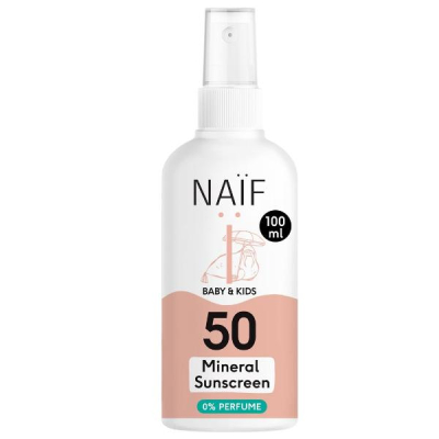 Naif Baby & Kids Mineral Sun sprej bez mirisa SPF50 100 ml