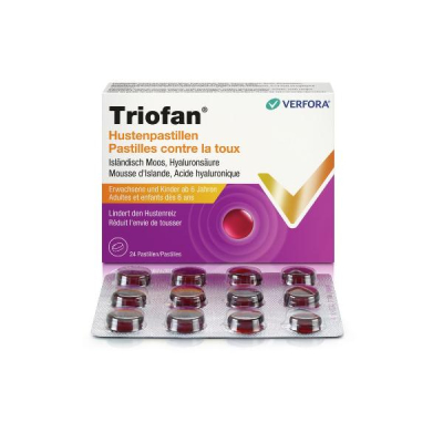 Triofan cough pastilles 24 pcs