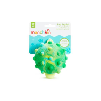 MUNCHKIN Pop Squish Popping Bath Toy 12M+ MUNCHKIN Pop Squish Popping Bath Toy 12M+