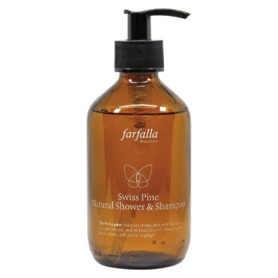 Farfalla Швейцарская сосна натуральный душ и шампунь TB 250 мл Farfalla Швейцарская сосна натуральный душ и шампунь TB 250 мл