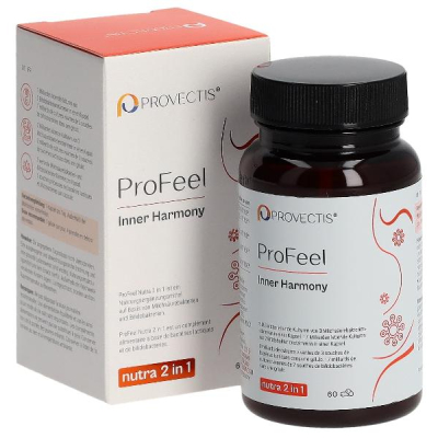 Provectis profeel nutra 2 في 1 قبعات زجاجة 60 قطعة