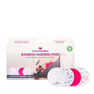 WONDERMOM Washable Bamboo Nursing Pads