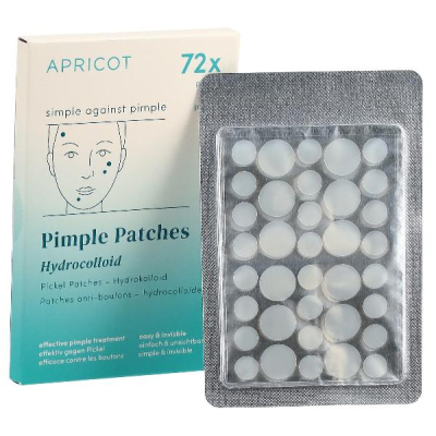 Patch di brufoli di albicocche semplici contro i brufoli 72 pezzi