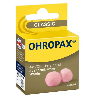OHROPAX EARTLUGS CLASSIC 4 PC