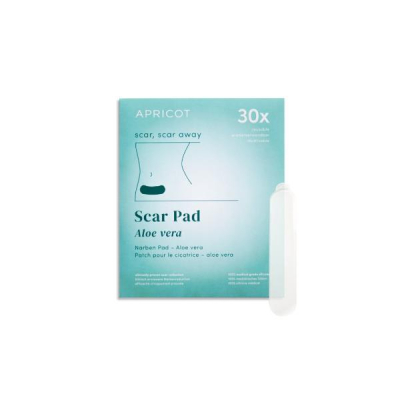 アプリコットスカーパッド再利用可能な傷跡2個