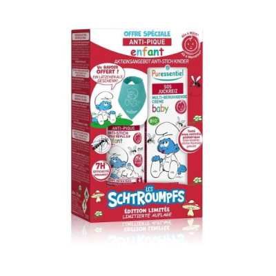 Puressentiel anti-Bite Smurf szett gyermek/baba
