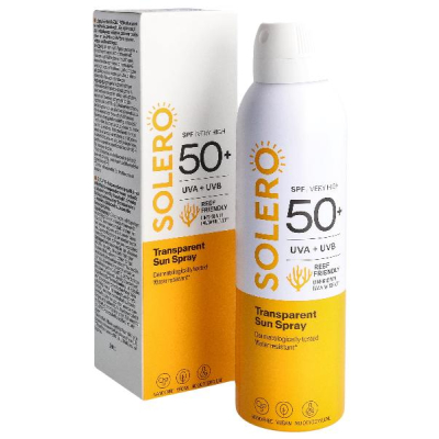 ריסוס שמש שקוף סולו SPF50+ 200 מ
