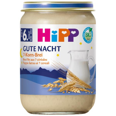 Hipp selamat malam bubur 7-butir organik 190 g